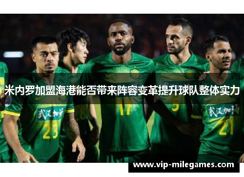 米内罗加盟海港能否带来阵容变革提升球队整体实力